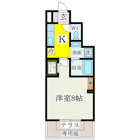 西牟田駅 徒歩35分 1階の物件間取画像